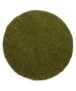 Round thick rug - Shaggy Trend green - overzicht boven, thumbnail