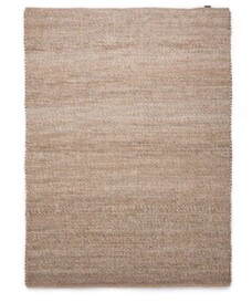Wool rug - Lett beige - overzicht boven, thumbnail