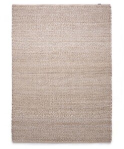 Wool rug - Lett beige/cream - overzicht boven