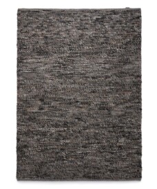 Wool rug - Lett grey/brown - overzicht boven, thumbnail