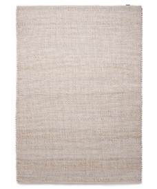 Wool rug - Lett white/beige - overzicht boven, thumbnail