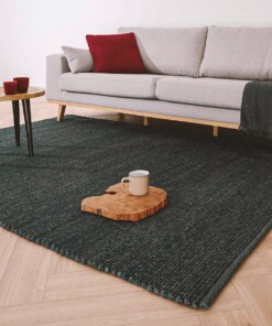 Wool rug - Lett teal - sfeer