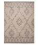 Berber rug - Beni Ouarain Sufian grey/black - overzicht boven, thumbnail