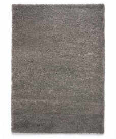Thick rug - Shaggy Grand light grey - overzicht boven, thumbnail