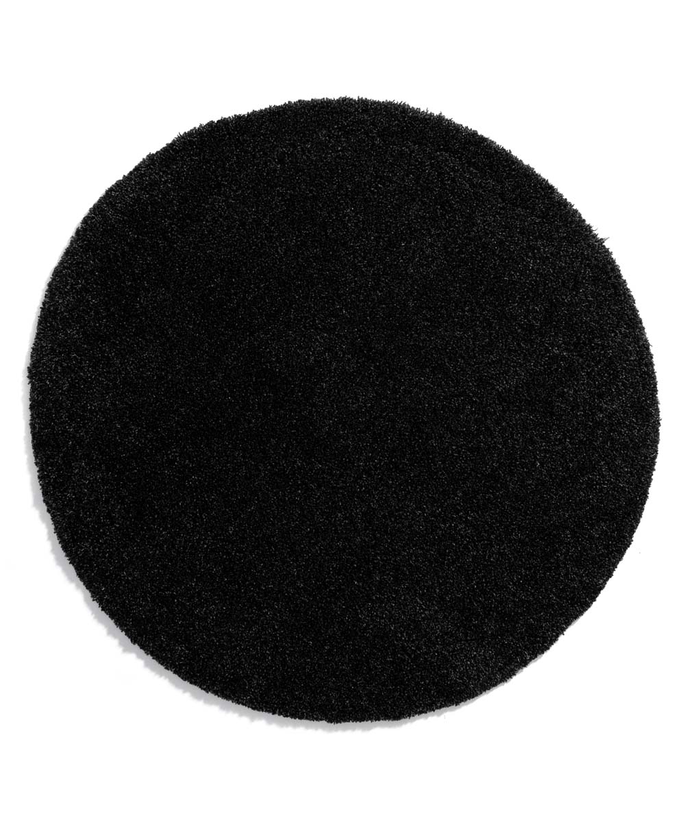 Round thick rug - Shaggy Grand anthracite - overzicht boven Round thick rug - Shaggy Grand anthracite - overzicht boven