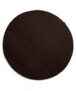 Round wool rug - Lett cocoa - overzicht boven, thumbnail