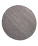 Round wool rug - Lett grey - overzicht boven, thumbnail