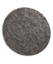Round wool rug - Lett grey/brown - overzicht boven, thumbnail