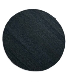 Round wool rug - Lett teal - overzicht boven, thumbnail