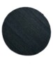Round wool rug - Lett teal - overzicht boven, thumbnail