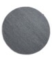 Round wool rug - Lett steel blue - overzicht boven, thumbnail