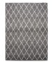 Wool rug - Vinduer dark grey/cream - overzicht boven, thumbnail