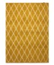 Wool rug - Vinduer ochre yellow/cream - overzicht boven, thumbnail