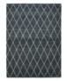 Wool rug - Vinduer petrol/grey - overzicht boven, thumbnail