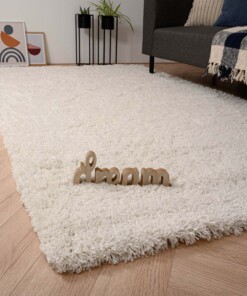 Thick rug - Cozy Shaggy white - sfeer, thumbnail