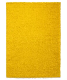 Thick rug - Shaggy Trend yellow - overzicht boven, thumbnail