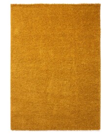Thick rug - Shaggy Trend mustard yellow - overzicht boven, thumbnail