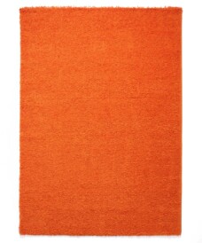 Thick rug - Shaggy Trend orange - overzicht boven, thumbnail
