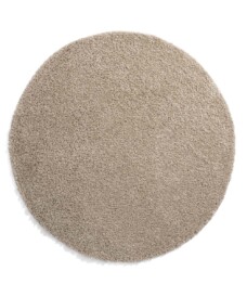 Round thick rug - Shaggy Trend champagne - overzicht boven, thumbnail