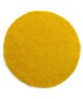 Round thick rug - Shaggy Trend yellow - overzicht boven, thumbnail