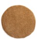 Round thick rug - Shaggy Trend gold - overzicht boven, thumbnail