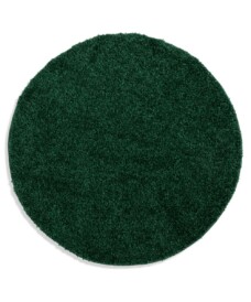 Round thick rug - Shaggy Trend jade - overzicht boven, thumbnail