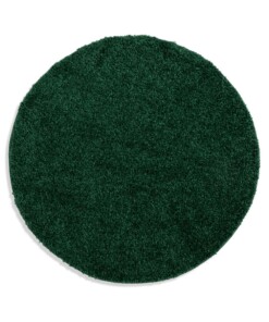 Round thick rug - Shaggy Trend jade - overzicht boven