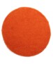 Round thick rug - Shaggy Trend orange - overzicht boven, thumbnail