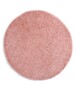 Round thick rug - Shaggy Trend pink - overzicht boven, thumbnail