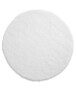 Round thick rug - Shaggy Trend white - overzicht boven, thumbnail