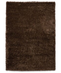 Thick rug - Cozy Shaggy brown - overzicht boven, thumbnail