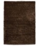 Thick rug - Cozy Shaggy brown - overzicht boven, thumbnail