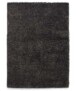 Thick rug - Cozy Shaggy dark grey - overzicht boven, thumbnail