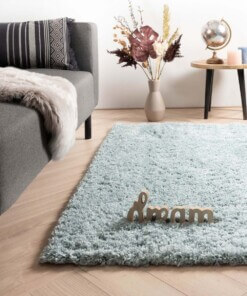 Thick rug - Cozy Shaggy light blue - sfeer, thumbnail