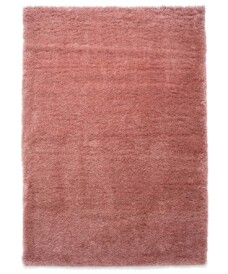Thick rug - Cozy Shaggy pink - overzicht boven, thumbnail