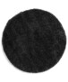 Round thick rug - Cozy Shaggy anthracite - overzicht boven, thumbnail
