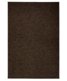 Low pile rug​ - Lush brown - overzicht boven, thumbnail