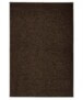 Low pile rug​ - Lush brown - overzicht boven, thumbnail