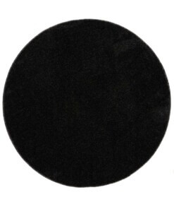 Round rug - Fine anthracite - overzicht boven