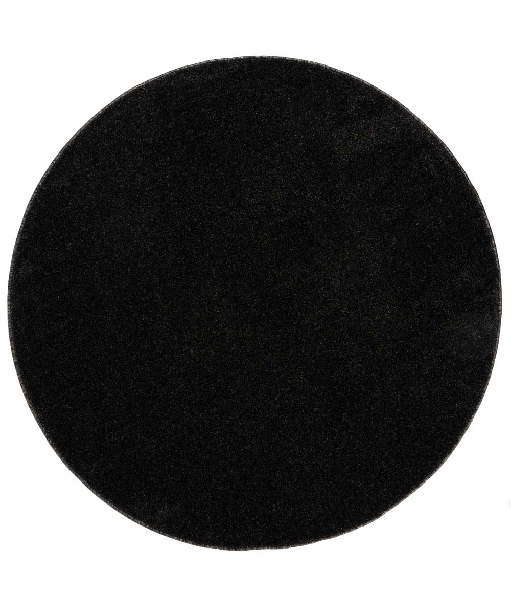 Round rug - Fine anthracite - overzicht boven Round rug - Fine anthracite - overzicht boven