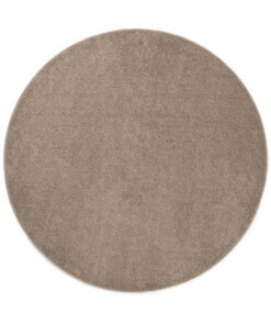 Round rug - Fine beige - overzicht boven
