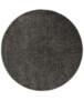 Round rug - Fine grey - overzicht boven, thumbnail