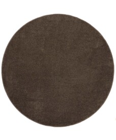 Round rug - Fine mocha - overzicht boven, thumbnail