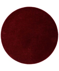 Round rug - Fine red - overzicht boven, thumbnail