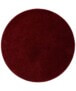 Round rug - Fine red - overzicht boven, thumbnail