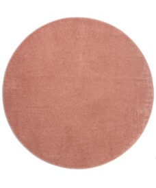 Round rug - Fine pink - overzicht boven, thumbnail