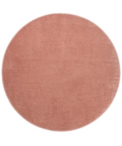 Round rug - Fine pink - overzicht boven
