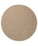 Round rug - Lush beige - overzicht boven, thumbnail