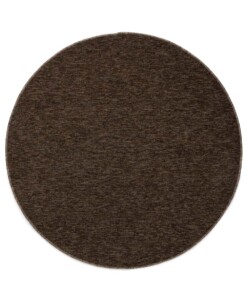 Round rug - Lush brown - overzicht boven