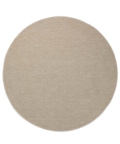 Round rug - Lush cream - overzicht boven